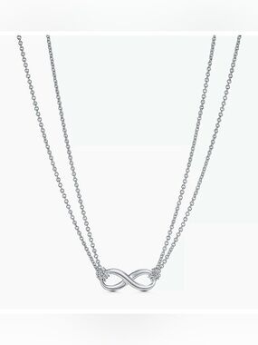 🩵 Tiffany & Co. Double Infinity Necklace